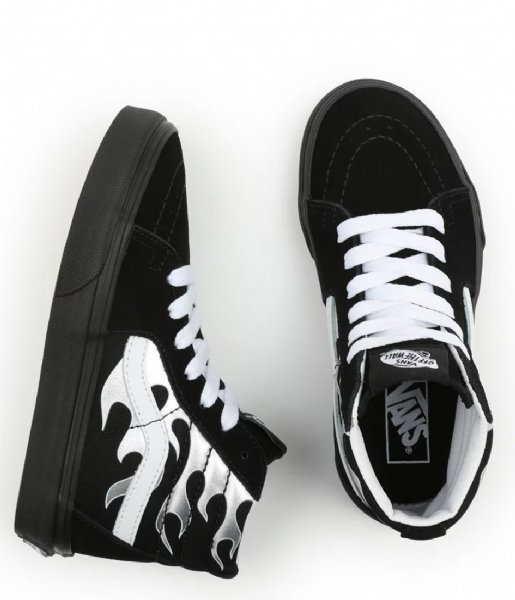 vans black metallic