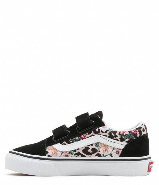white vans floral