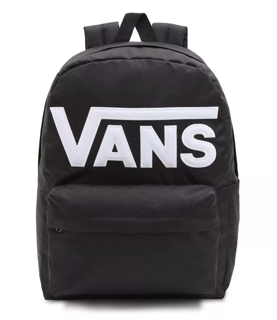 Vans Schooltas Old Skool Drop V Backpack Black/White | The Little Green Bag