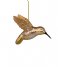 Vondels  Ornament glass hummingbird H8cm Gold