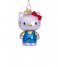 Vondels  Ornament glass Hello Kitty pantsuit H9cm box Blue
