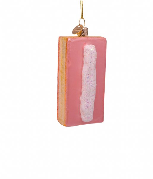 Vondels Kerstversiering Ornament glass cream toumpouce H10cm Pink