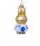 Vondels  Ornament glass Nijntje Miffy Delft dress H11cm box Blue