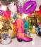 Vondels  Ornament Glass Multicolor Cowboy Boot 12cm Multi Color
