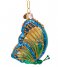 Vondels  Ornament Glass Small Butterfly 8 cm Green 
