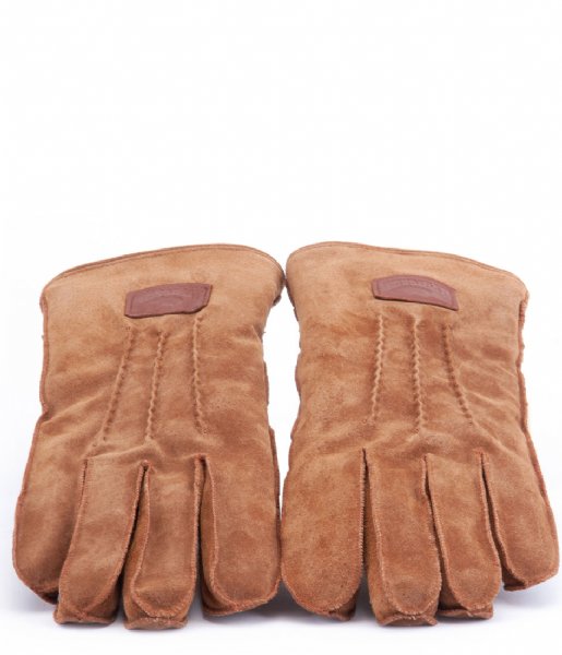 Warmbat  Gloves Men Suede Cognac (GLO401025 )