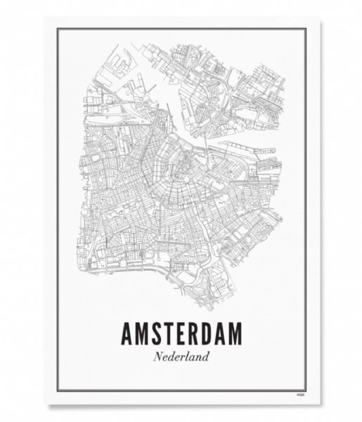 Wijck  Amsterdam City Black White