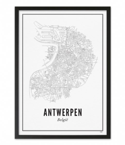 Wijck  Antwerp City Black White