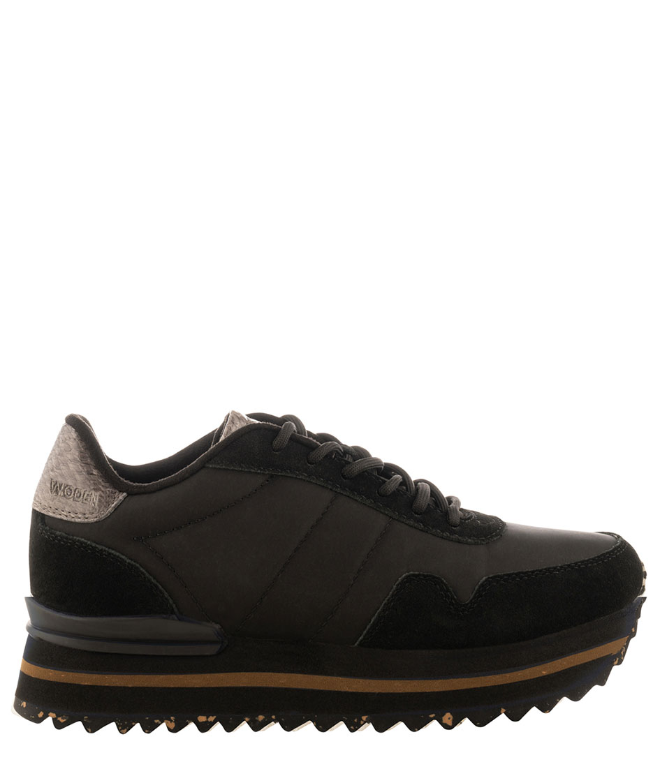 Woden Sneakers Nora Leather Plateau (020) | The Little Green Bag