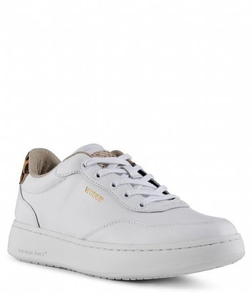 Woden  Evelyn Leather Bright White (300)