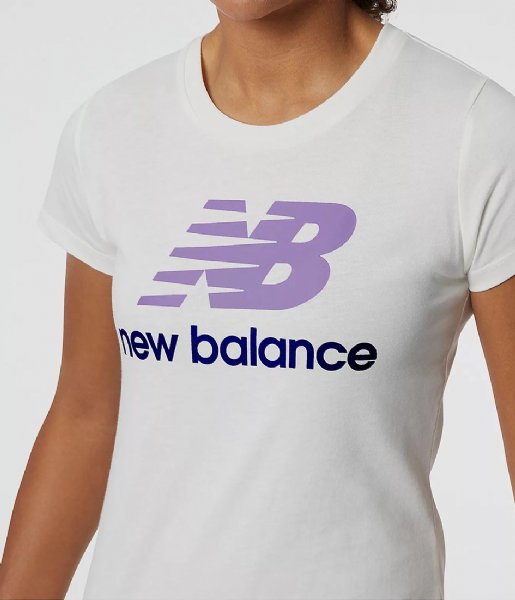 New Balance  NB Essentials Stacked Logo Tee Multi Colors (MLT)